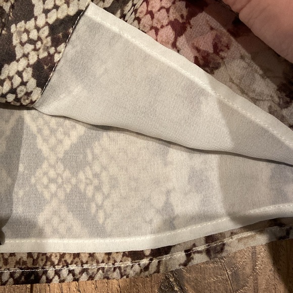 J.Crew Collection Snakeskin Print Silk Blouse - Picture 5 of 9